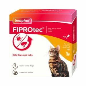 BEAPHAR FIPROtec Spot On for Cats 4 Pipettes