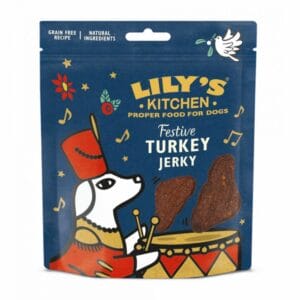 LILY'S KITCHEN Christmas Festive Turkey Jerky Dog Treats 70g