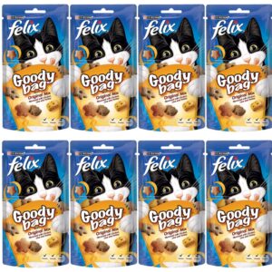 FELIX Goody Bag Original Mix Adult Cat Treats 60g - Box of 8