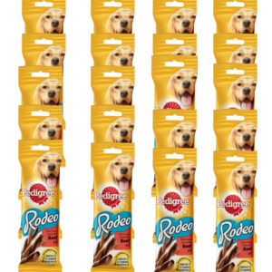20 bags of PEDIGREE Rodeo Beef Dog Treats - 4 Sticks