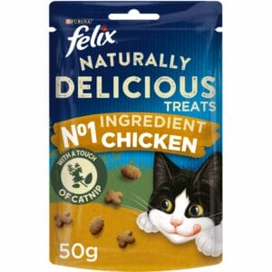 FELIX Naturally Delicious Treats Chicken & Catnip 50g