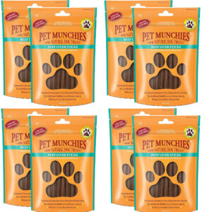PET MUNCHIES Beef Liver Sticks Dog Treats 90g - Box of 8