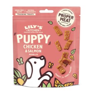 LILY'S KITCHEN Puppy Treats Chicken & Salmon Dog Treats 70g