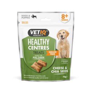 VETIQ Heathly Centres Grain Free Cheese & Chia Seeds Dog Treats 70g
