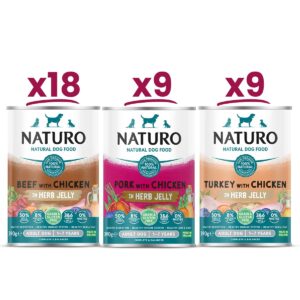 12 for 10 Naturo Meaty Selection in Herb Jelly 3 pack