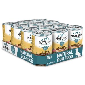 Naturo Chicken in Gravy 390g 12 Cans 1 Box