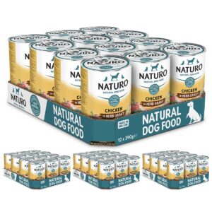 4 boxes of Naturo Chicken in Gravy 390g 12 cans each box