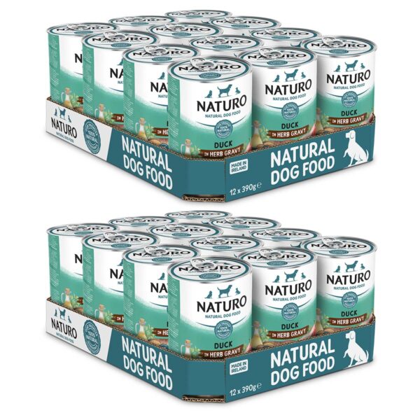 Naturo Duck in Gravy 390g 24 Cans 2 Boxes