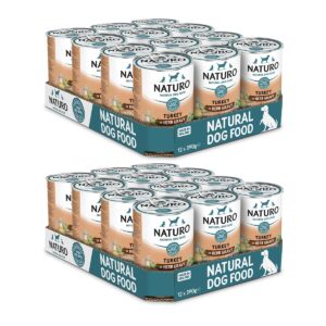 2 boxes of Naturo Turkey in Gravy 390g 12 cans each box