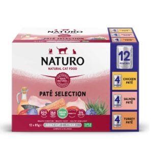 1 box of Naturo Grain Free Pate Selection Cat Food 12 packs