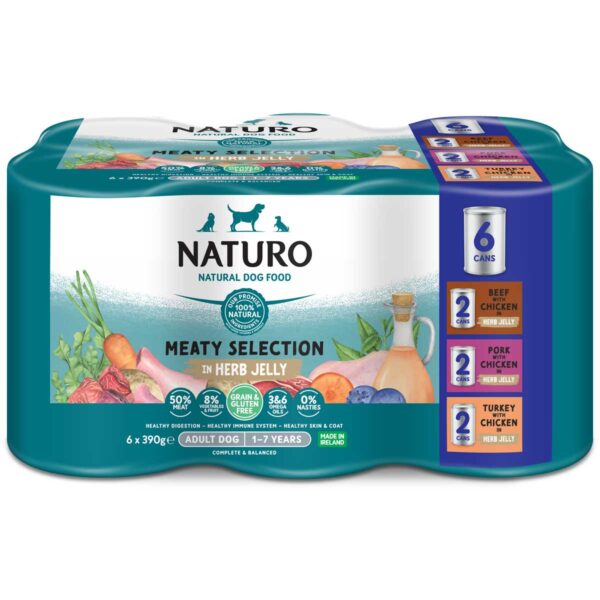 Naturo Meaty Selection Variety in Jelly 6 x 190g